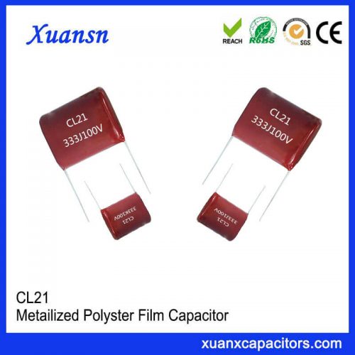 High quality CL21 capacitor 333J100V