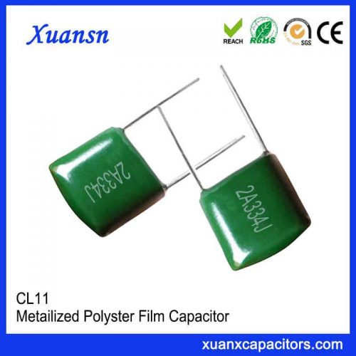 334J100V CL11 Polyester film capacitor