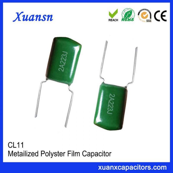 Film capacitor CL11 capacitor 223J100V