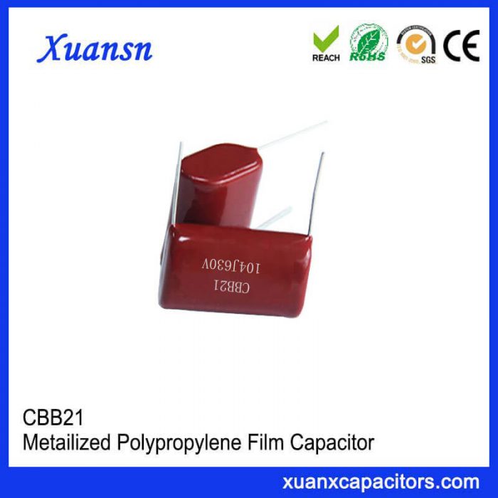 Polypropylene 104J 630V film capacitor