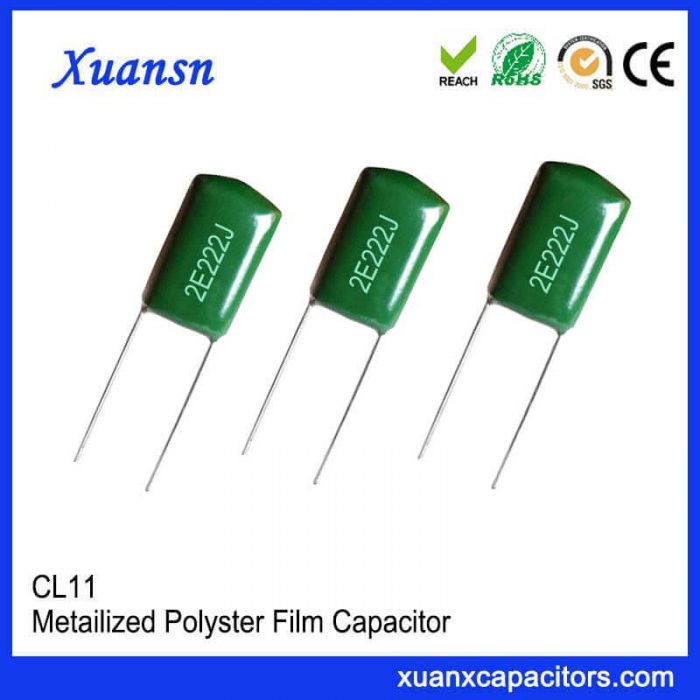 Metal polyester film CL11 222J250V