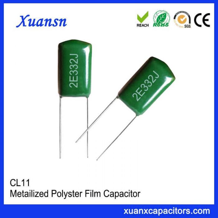 Film capacitor CLL 332J250V