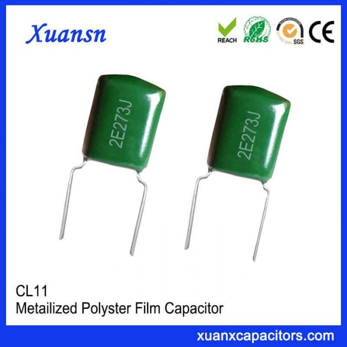 Polyester capacitor CL11 273J250V