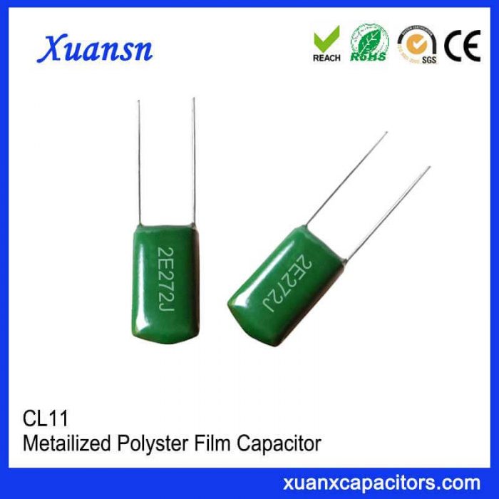 Inductive structure capacitor CL11 272J250V