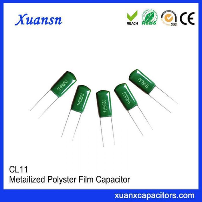 CL11 film capacitor 683J50V