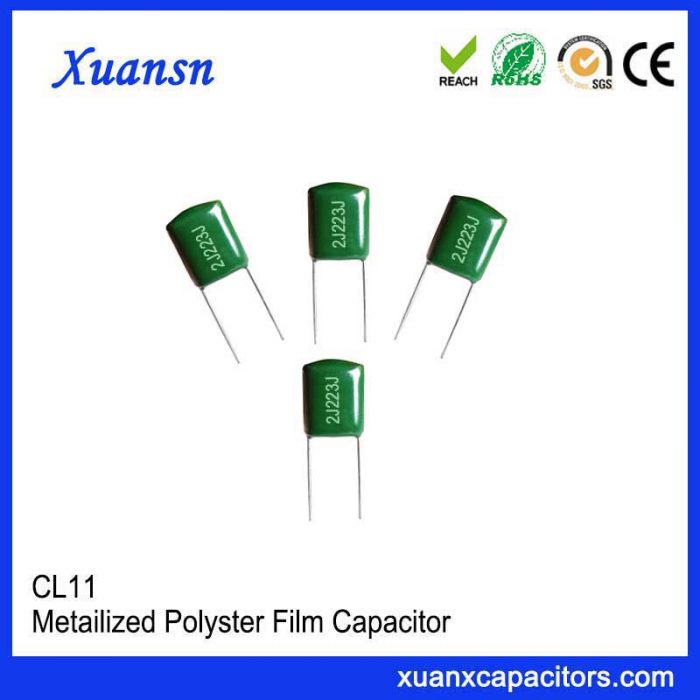 Thin film Mylar capacitor CL11 223J630V