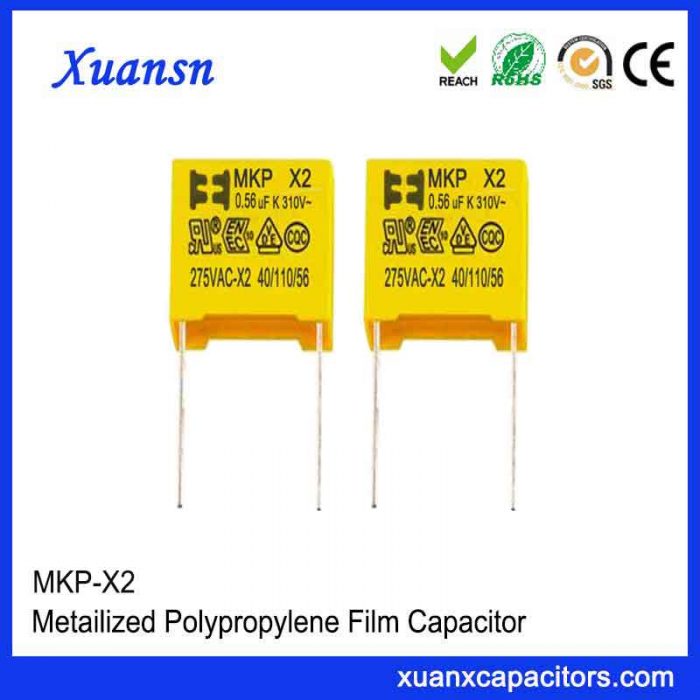Film capacitor X2