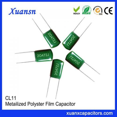 2G472J Mylar film capacitor CL11