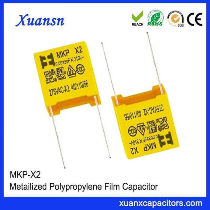 X2 capacitor 275VAC 332K