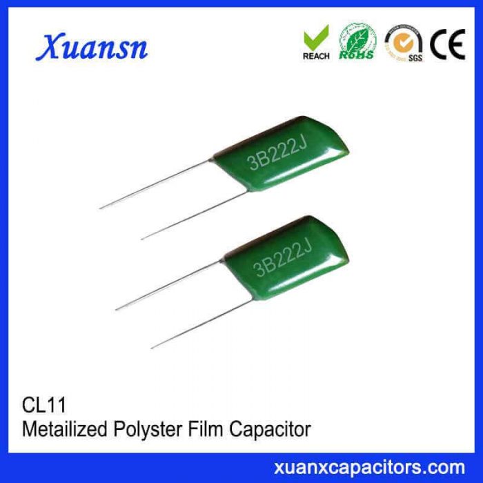 CL11 high voltage polyester capacitor 3B222J