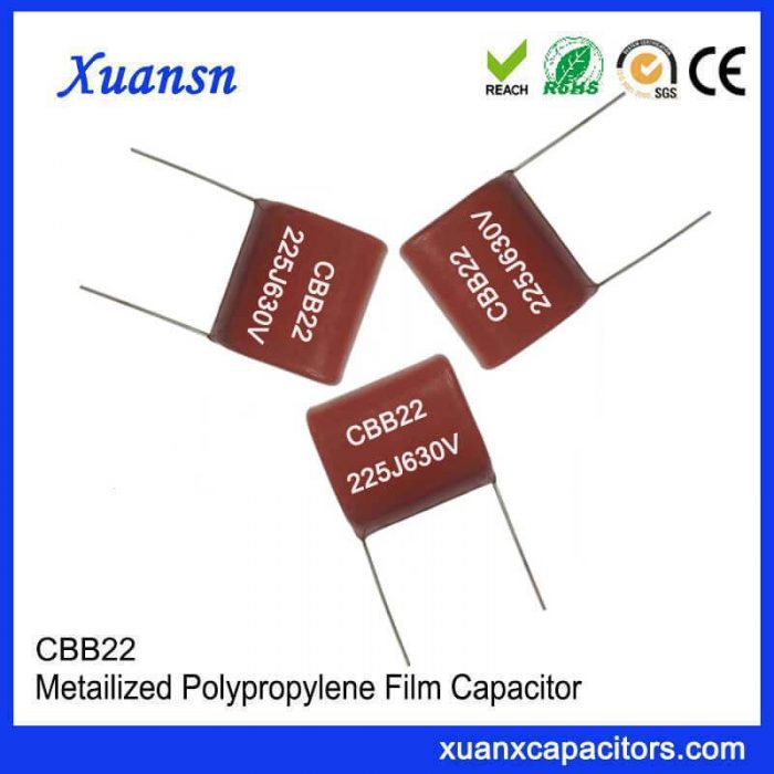 CBB22 metalized polypropylene capacitors