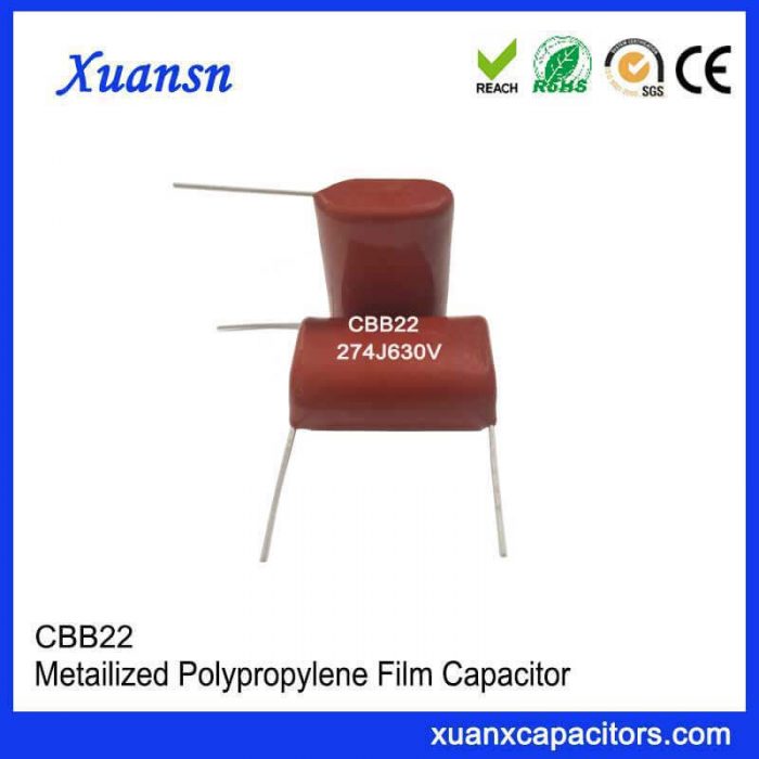 CBB22 metallized film capacitor 274J