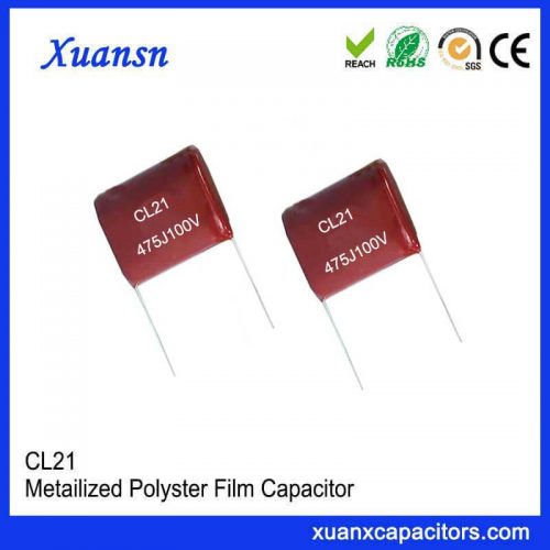 Small size CL21 capacitor