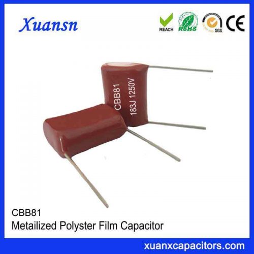 Metal film high frequency capacitor CBB81