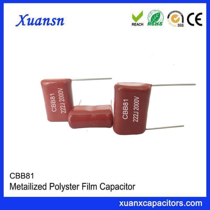 CBB81 High Voltage Metallized Polypropylene Film Capacitor