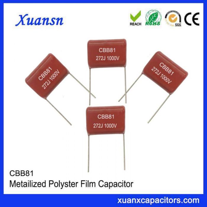 High voltage film capacitor cbb81