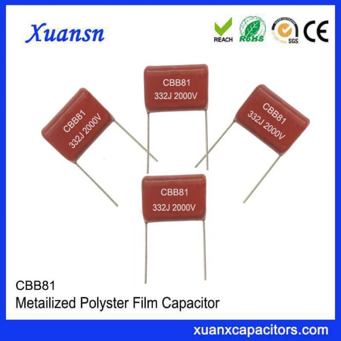 Epoxy encapsulated CBB81 capacitor