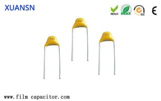 What is the function of monolithic capacitors?