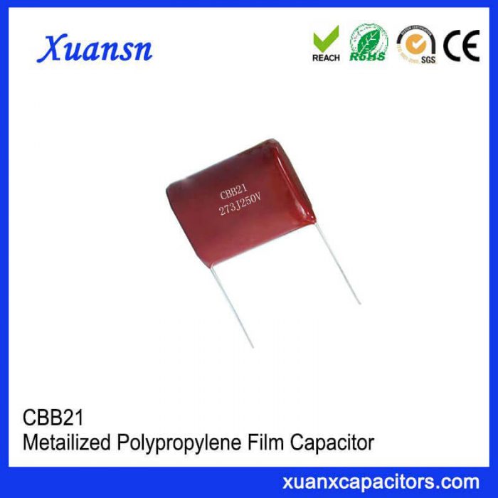 CBB21 metallized film capacitor 273J