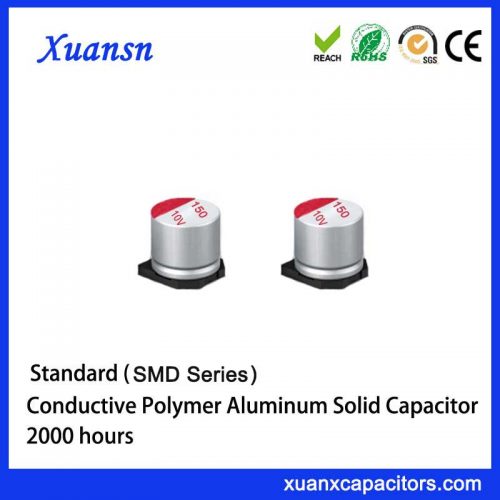 SMD solid aluminum electrolytic capacitors