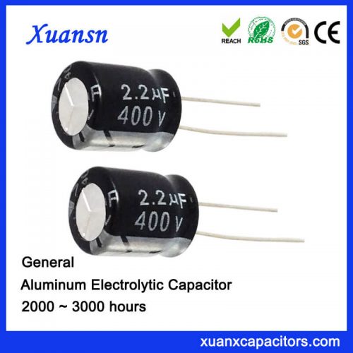 2.2 uf electrolytic capacitor
