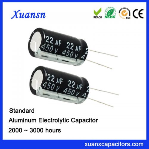 high voltage 450v electrolytic capacitors