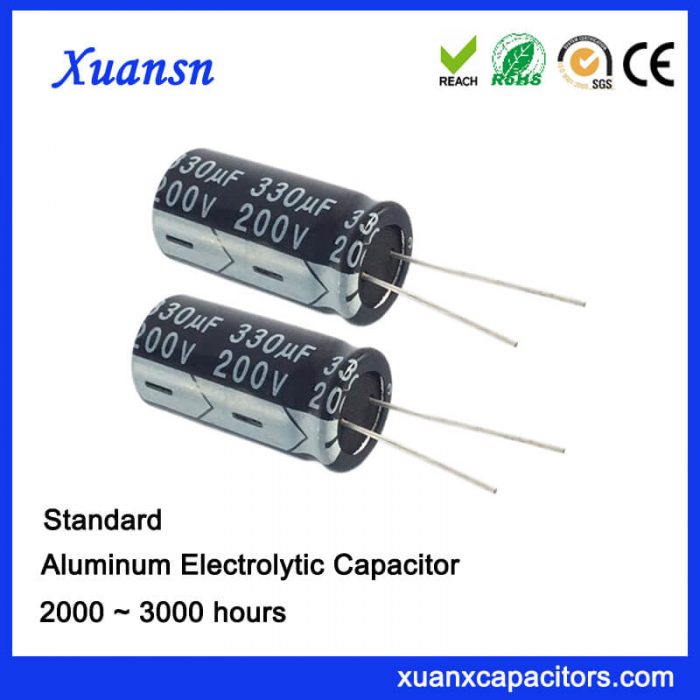 200V 330UF Aluminum Electrolytic Capacitor