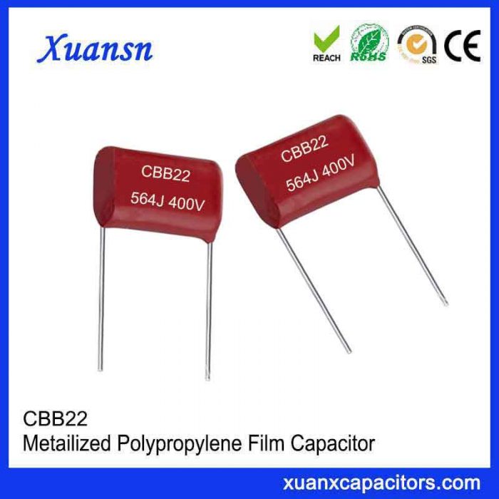 Cbb22 564j400V Polypropylene Film Capacitor
