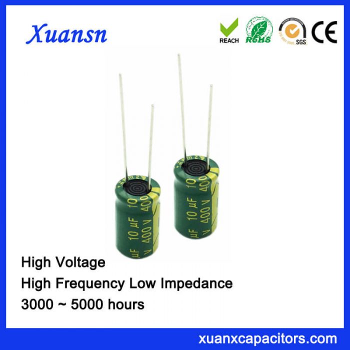 10UF400V High voltage bypass capacitor