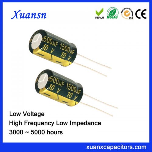 1500uf 10v High Frequency Electrolytic Capacitor