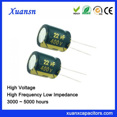 20pcs 450V 47uF Aluminum Electrolytic Capacitors | Radial 16x25mm ±20% 105°C