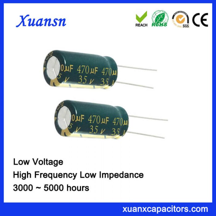 electrolytic capacitors for low pass filter