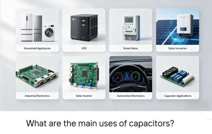 the main uses of capacitors