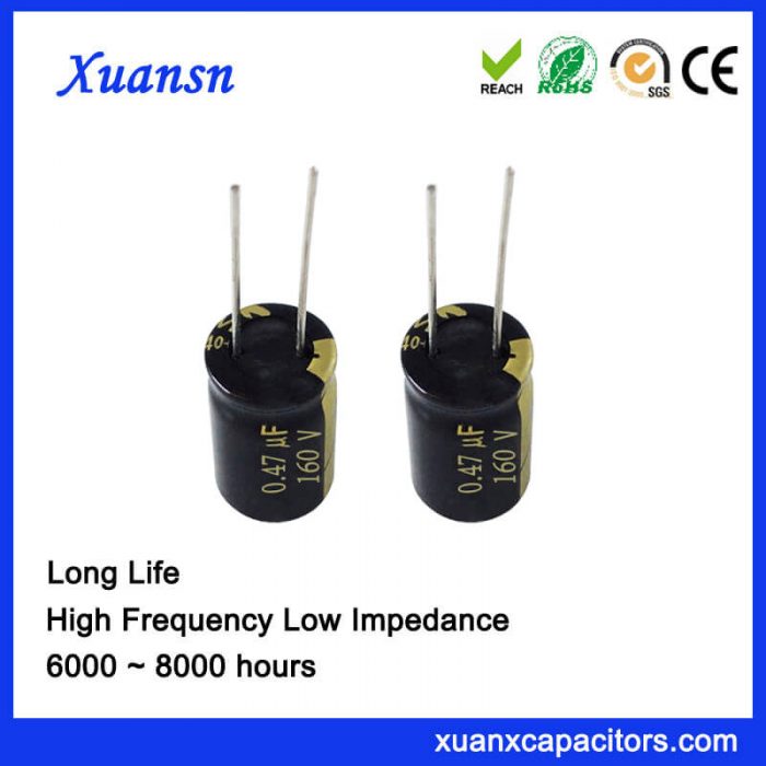 0.47UF 160V Aluminum Electrolytic Capacitor