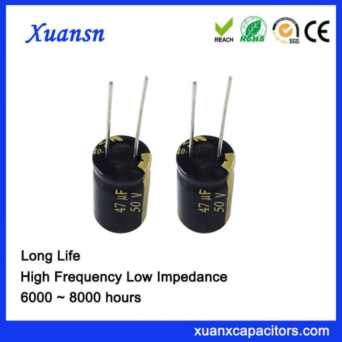 47UF50V electrolytic capacitor factory