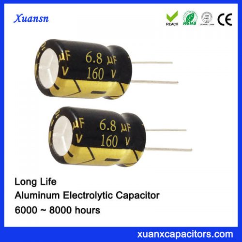 160V 6.8UF Electrolytic Capacitor