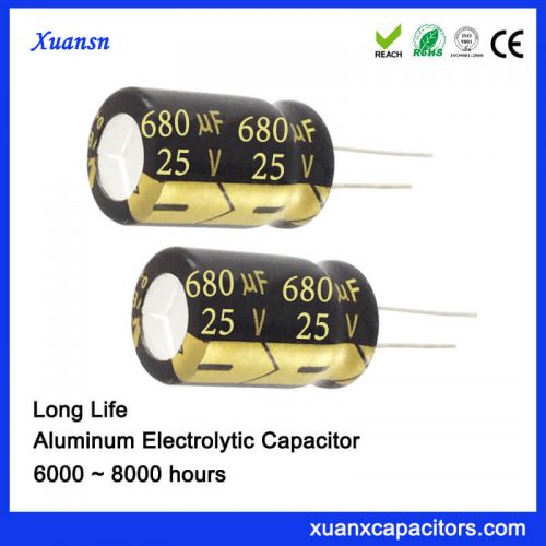 25V 680UF Aluminum Electrolytic Capacitor