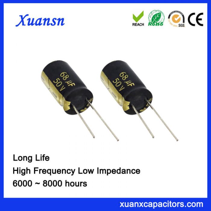 50V 68UF Long Life Capacitor