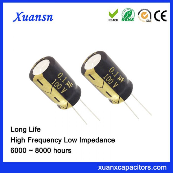 Customized 0.1 UF 100V Capacitor