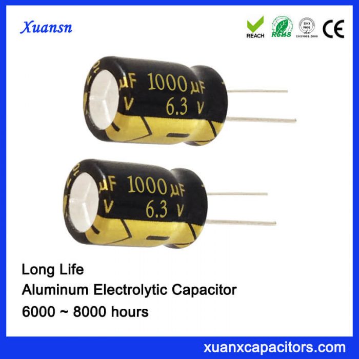 Audio Power Electrolytic Capacitor 1000uf6.3V