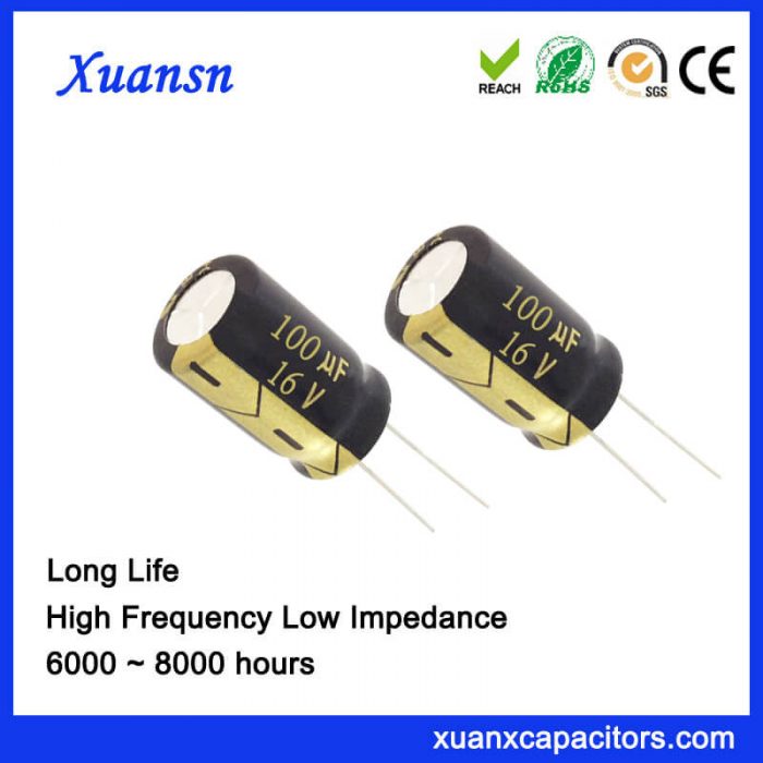 100uf 16v electrolytic capacitor