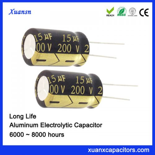 Aluminum Electorlytic Capacitor 200V 15UF