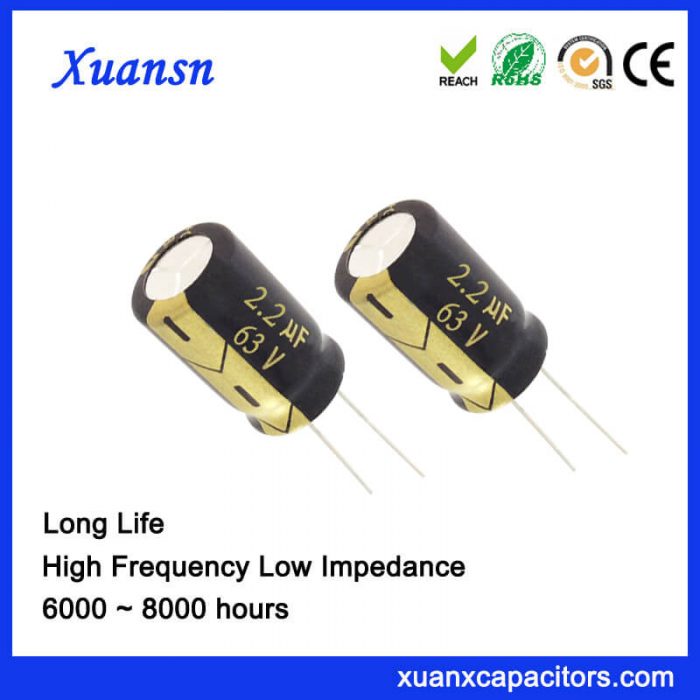 63V 2.2 UF Electrolytic Capacitor