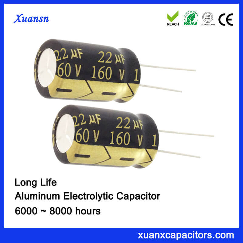 Made In China 160v 22uf Electrolytic Capacitor Long Life For Sale