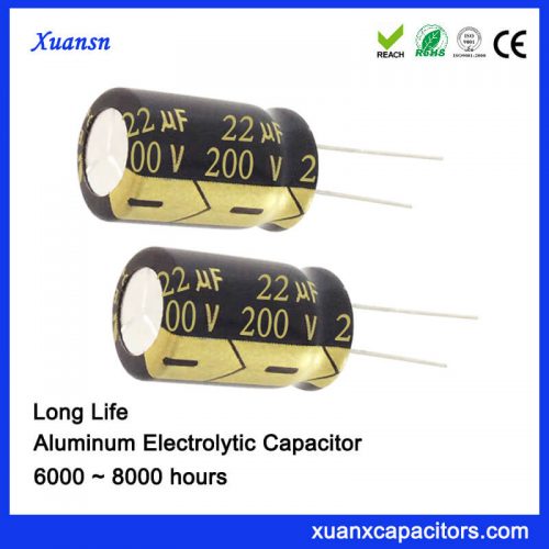 Customized Long Life Capacitor 33UF 200V