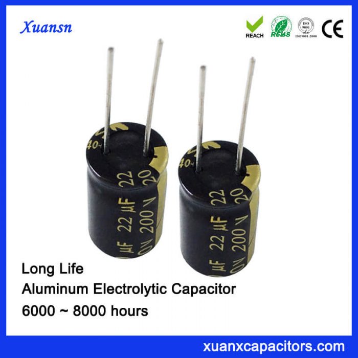 Customized Long Life Capacitor 33UF 200V