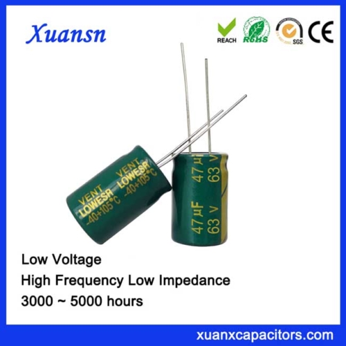 bypass capacitor in amplifier 47uf63v