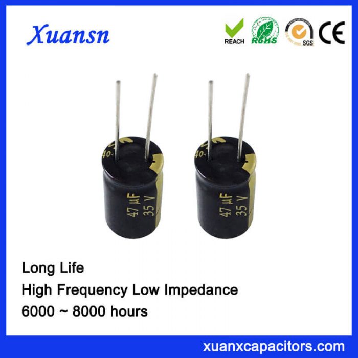 47UF 35V Electrolytic Capacitor