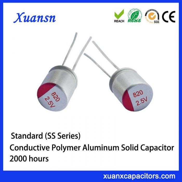 solid electrolytic capacitor 2.5V820UF