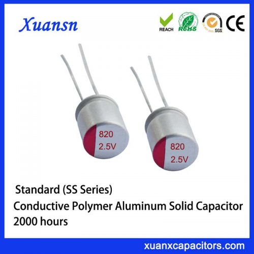 solid electrolytic capacitor 2.5V820UF